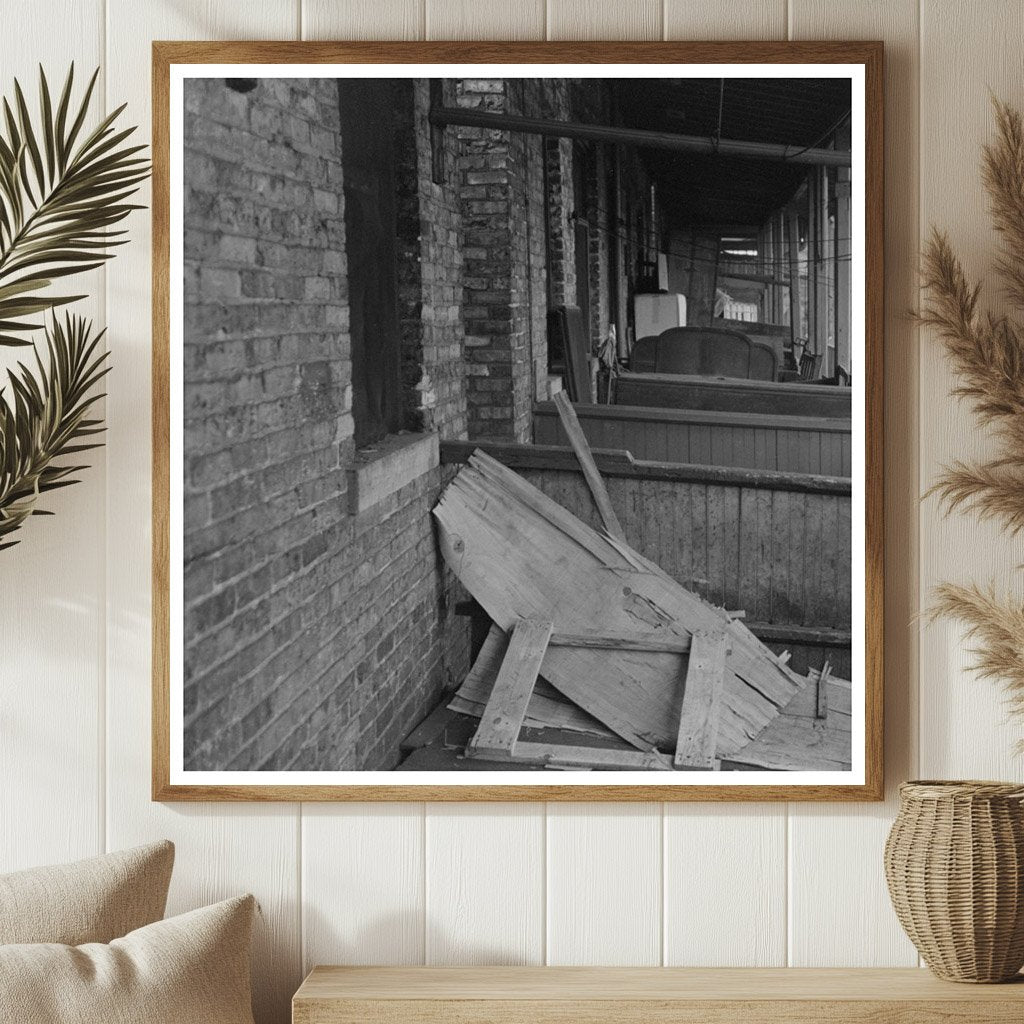 Back Porches of Chicago Apartment Building 1941 - Available at KNOWOL