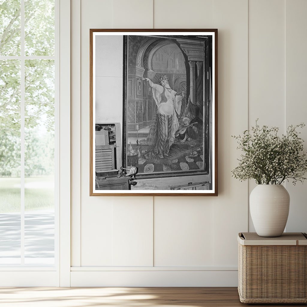 Backstage at Bird Cage Theater Tombstone Arizona 1940 - Available at KNOWOL