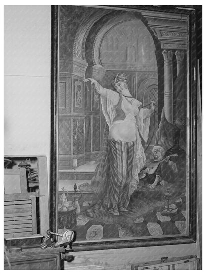 Backstage at Bird Cage Theater Tombstone Arizona 1940 - Available at KNOWOL