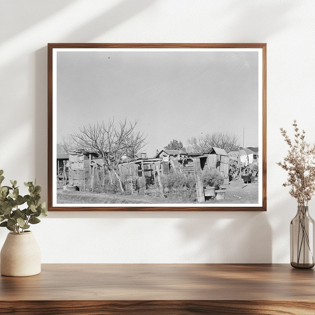 Backyard in Robstown Texas February 1939 FSA Collection - Available at KNOWOL