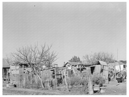 Backyard in Robstown Texas February 1939 FSA Collection - Available at KNOWOL