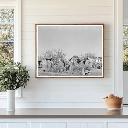 Backyard in Robstown Texas February 1939 FSA Collection - Available at KNOWOL