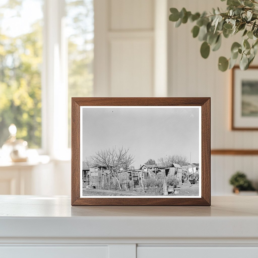 Backyard in Robstown Texas February 1939 FSA Collection - Available at KNOWOL