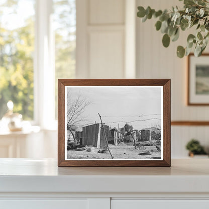 Backyard Privies of Mexican Residents Crystal City 1939 - Available at KNOWOL