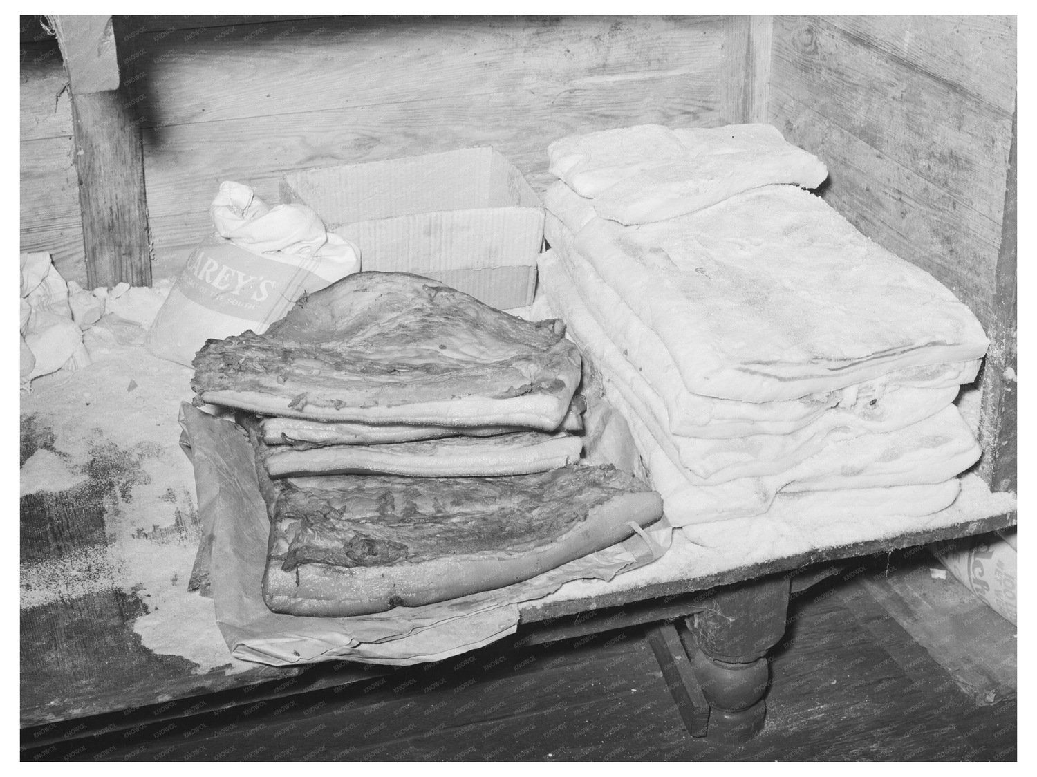 Bacon and Fatback for Sale in San Augustine Texas 1939 - Available at KNOWOL