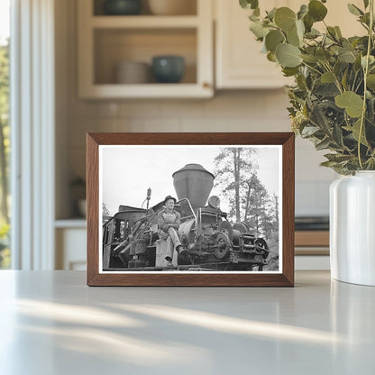 Baker County Logging Locomotive May 1941 - Available at KNOWOL