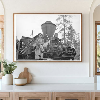 Baker County Logging Locomotive May 1941 - Available at KNOWOL