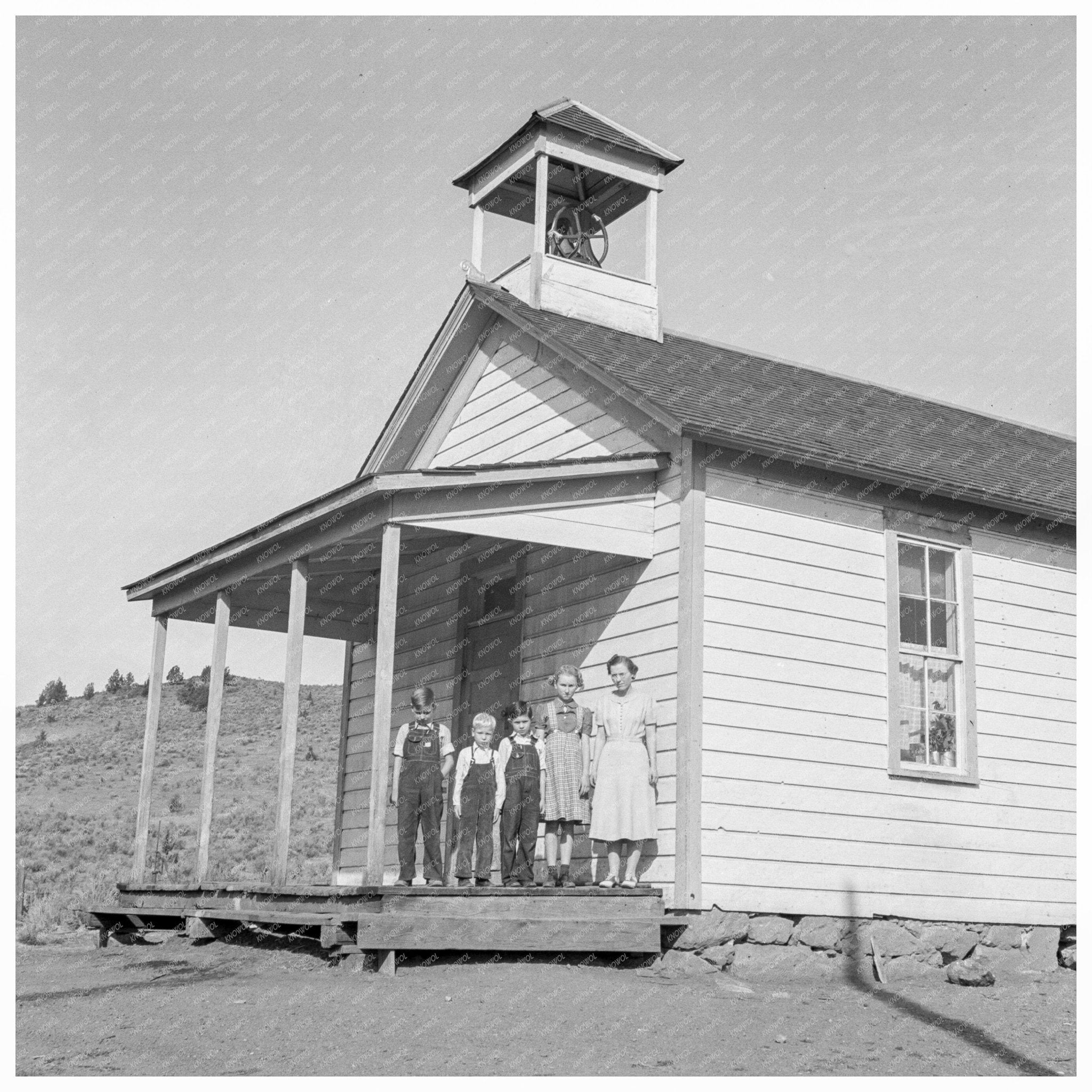 Baker County School Classroom Scene October 1939 - Available at KNOWOL