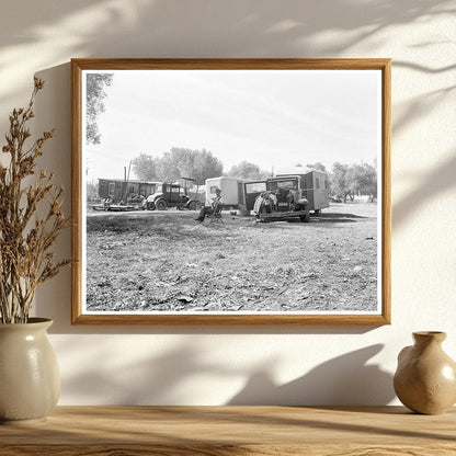 Bakersfield Squatter Camp 1936 Vintage Photograph - Available at KNOWOL