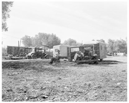 Bakersfield Squatter Camp 1936 Vintage Photograph - Available at KNOWOL