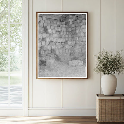 Baled Hay Storage at Casa Grande Valley Farms 1940 - Available at KNOWOL