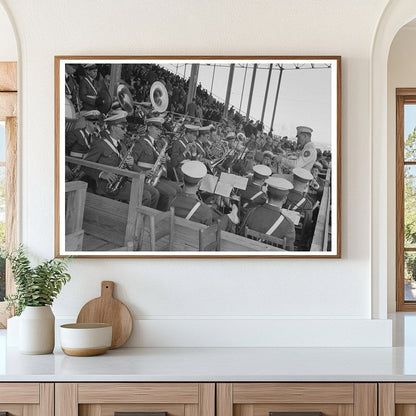 Band Performing at San Angelo Fat Stock Show 1940 - Available at KNOWOL