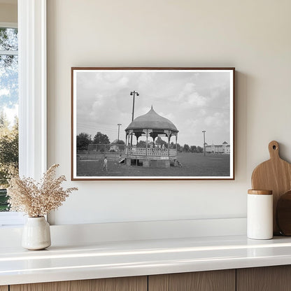 Bandstand in Houma Louisiana November 1938 - Available at KNOWOL