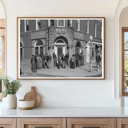 Bank Corner Eufaula Oklahoma February 1940 - Available at KNOWOL