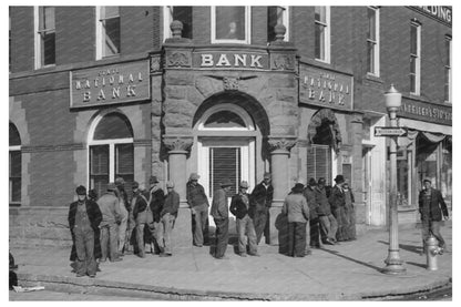 Bank Corner Eufaula Oklahoma February 1940 - Available at KNOWOL