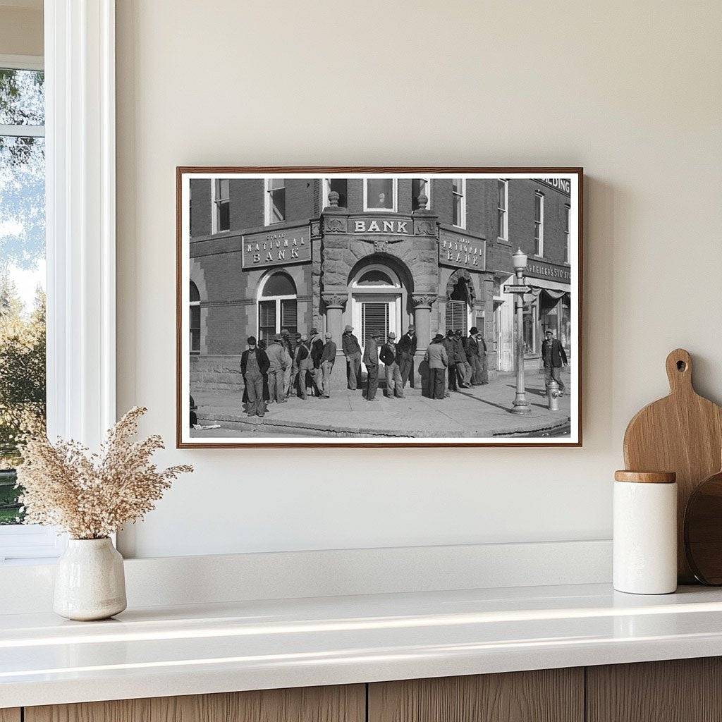 Bank Corner Eufaula Oklahoma February 1940 - Available at KNOWOL