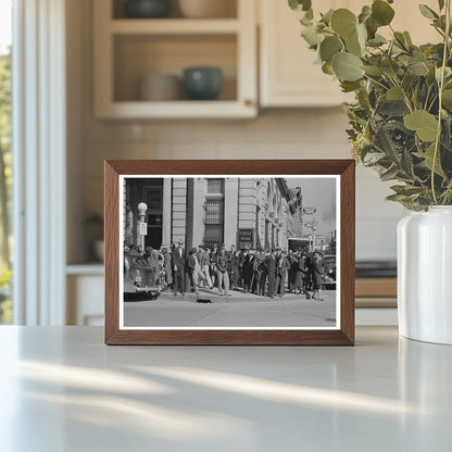 Bank Corner in Laurel Mississippi 1939 Historical Photograph - Available at KNOWOL