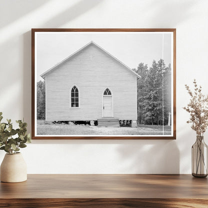 Baptist Church in Bushy Fork North Carolina 1939 - Available at KNOWOL