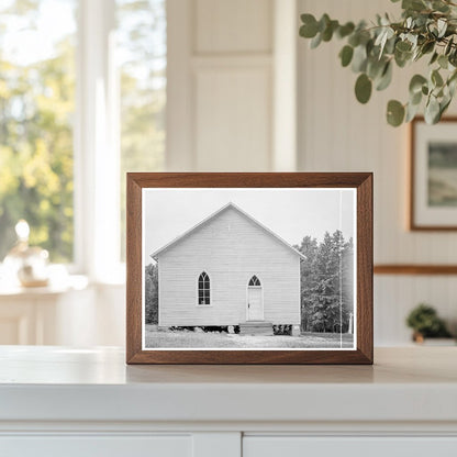 Baptist Church in Bushy Fork North Carolina 1939 - Available at KNOWOL