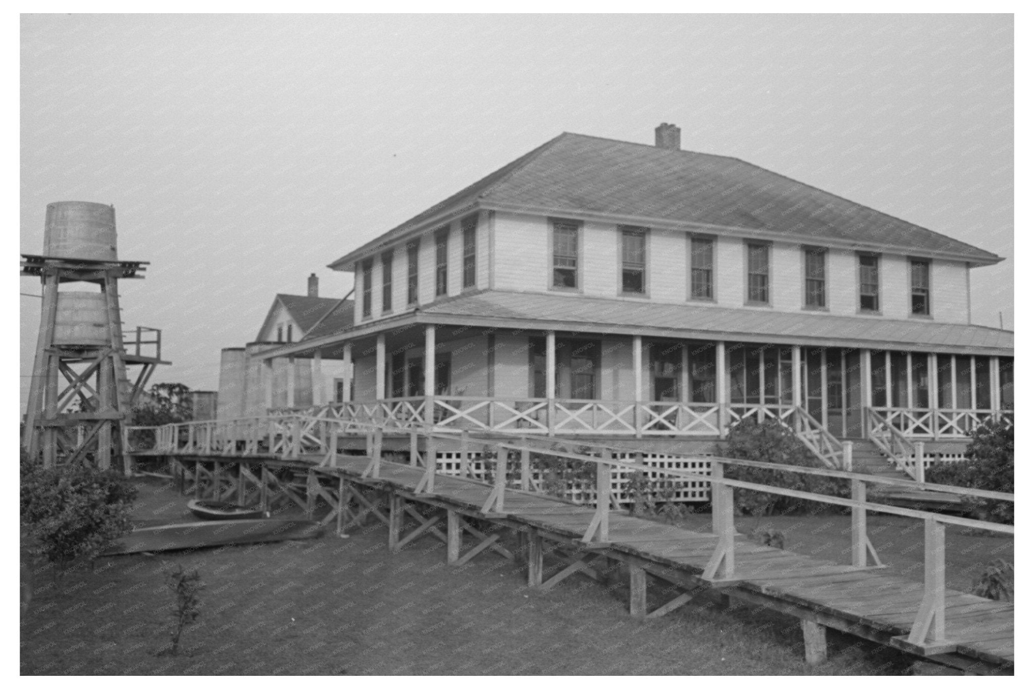 Bar Pilots House Pilottown Louisiana September 1938 - Available at KNOWOL