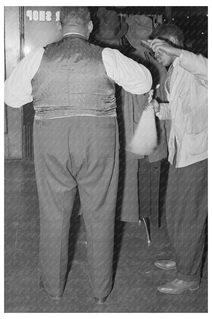 Barber Shop Scene Southside Chicago 1941 - Available at KNOWOL