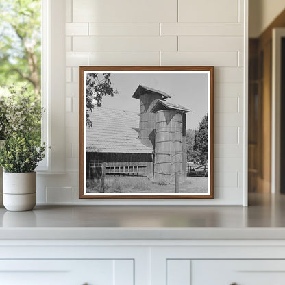 Barn and Silo in Jackson County Oregon July 1942 - Available at KNOWOL