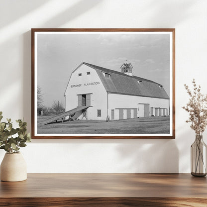 Barn at Sunflower Plantation Bolivar County Mississippi 1939 - Available at KNOWOL