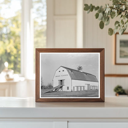 Barn at Sunflower Plantation Bolivar County Mississippi 1939 - Available at KNOWOL