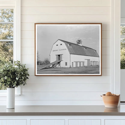 Barn at Sunflower Plantation Bolivar County Mississippi 1939 - Available at KNOWOL