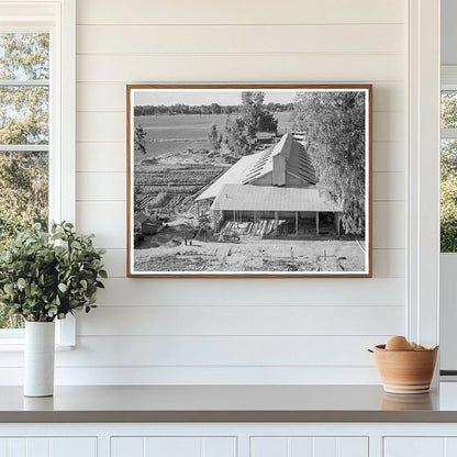 Barn Construction at Mineral King Farm Cooperative 1939 - Available at KNOWOL