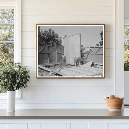 Barn Construction Southeast Missouri Farms Project 1938 - Available at KNOWOL