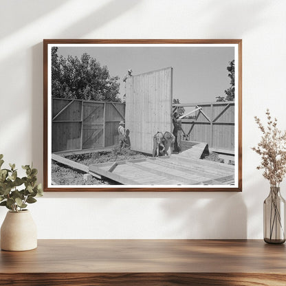 Barn Construction Southeast Missouri Farms Project 1938 - Available at KNOWOL