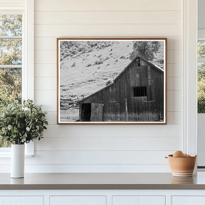 Barn in Valley Behind Mission San Jose California 1939 - Available at KNOWOL