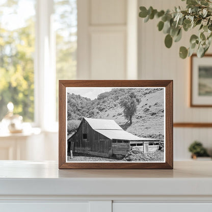 Barn in Valley near Mission San Jose California 1939 - Available at KNOWOL