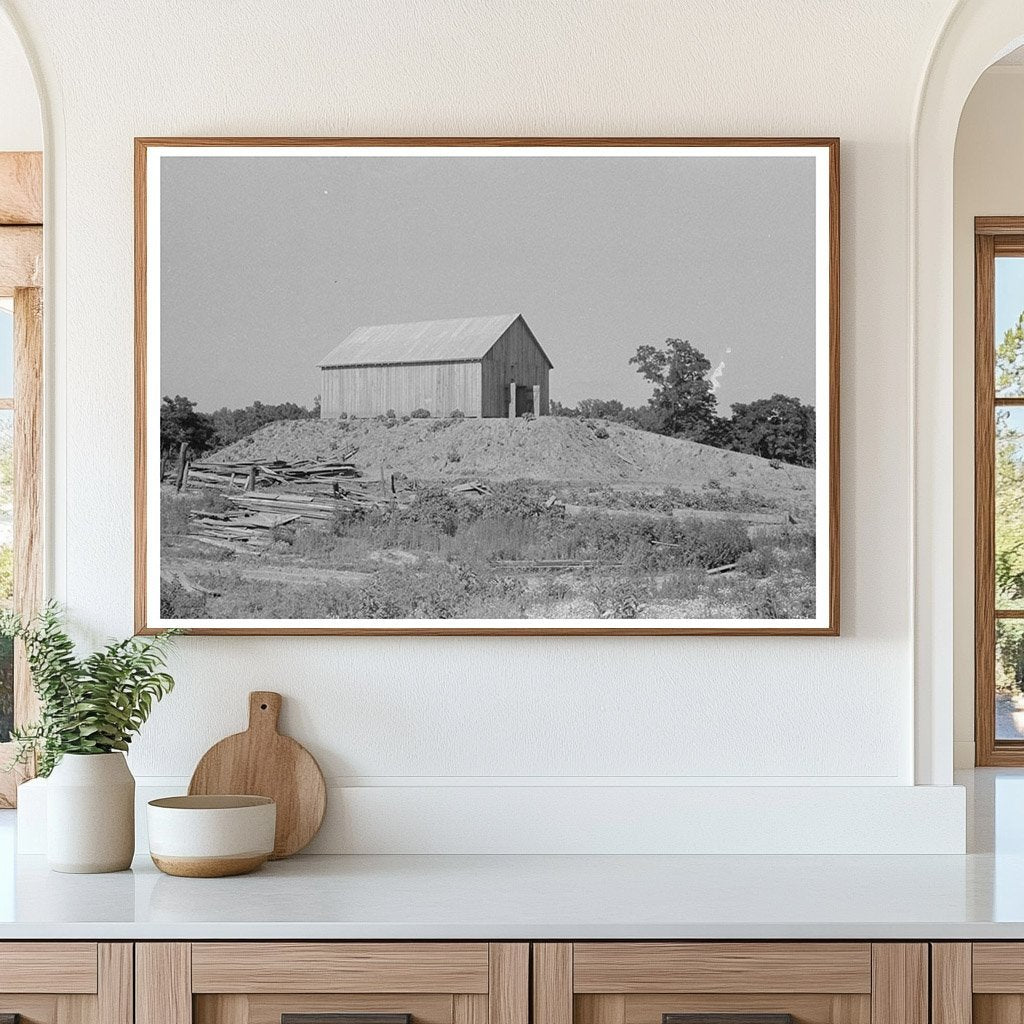 Barn on Hummock in Missouri Flood Zone May 1938 - Available at KNOWOL