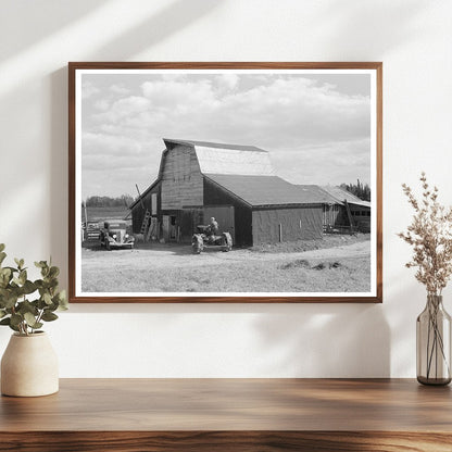 Barn on J W Panchots Farm Northome Minnesota 1937 - Available at KNOWOL