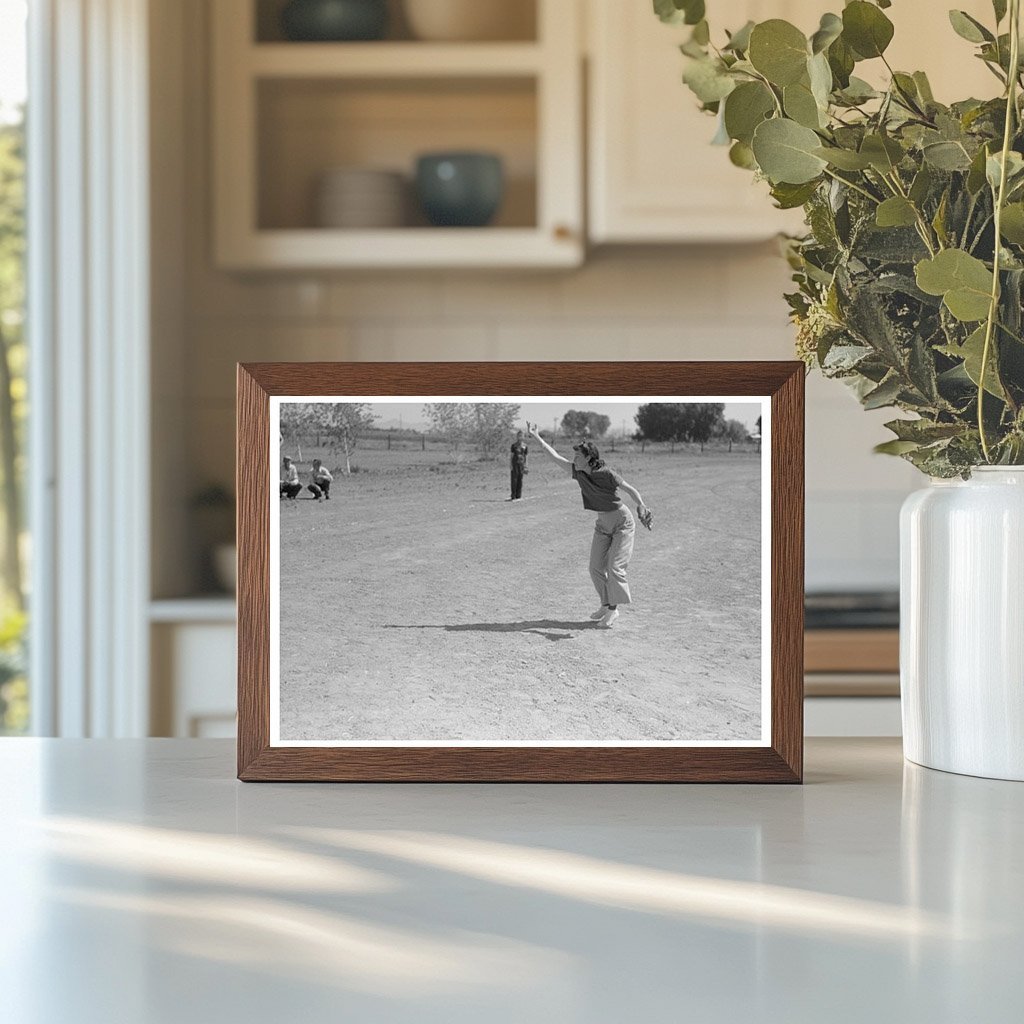 Baseball Game at Farm Workers Field Day Yuma 1942 - Available at KNOWOL