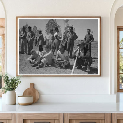 Baseball Game at Farmworkers Community Yuma 1942 - Available at KNOWOL