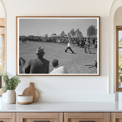 Baseball Game at FSA Farmworkers Community Yuma 1942 - Available at KNOWOL