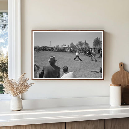 Baseball Game at FSA Farmworkers Community Yuma 1942 - Available at KNOWOL