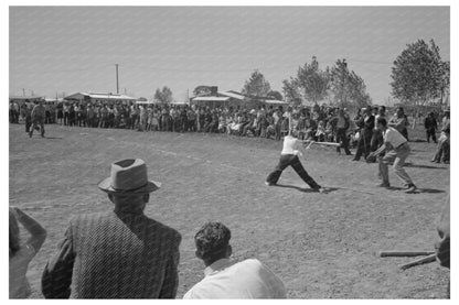 Baseball Game at FSA Farmworkers Community Yuma 1942 - Available at KNOWOL