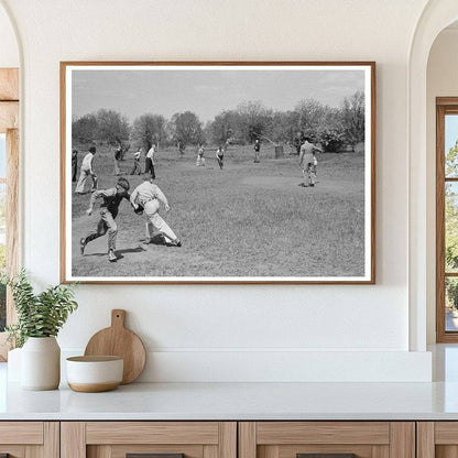Baseball Game Recess San Augustine Texas 1939 - Available at KNOWOL