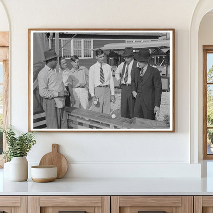 Baseball Throwing Concession at Louisiana State Fair 1938 - Available at KNOWOL