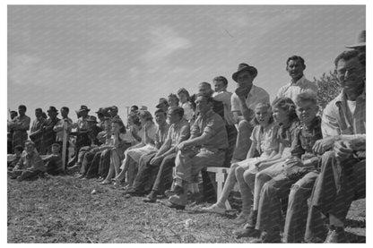 Basketball Game at Farmworkers Community Yuma 1942 - Available at KNOWOL