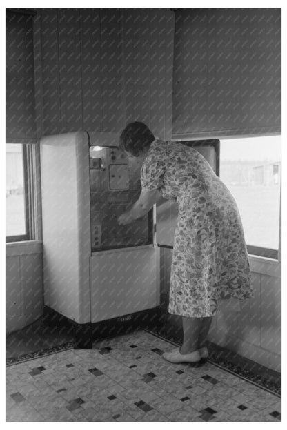 Bathroom in Farmers Home Lake Dick Arkansas 1938 - Available at KNOWOL