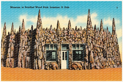 Lemmon, SD: Museum in Petrified Wood Park