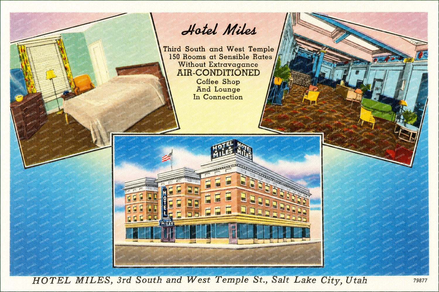 Salt Lake City, UT: Hotel Miles, 3rd South and West Temple St.