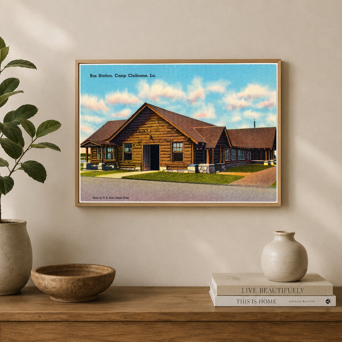 Forest Hill, LA: Bus station, Camp Claiborne
