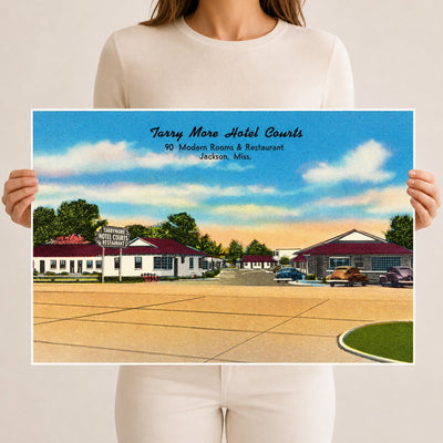 Jackson, MS: Terry More Hotel Courts, 90 modern rooms & restaurants