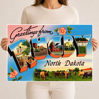 Rugby, ND: Greetings from Rugby